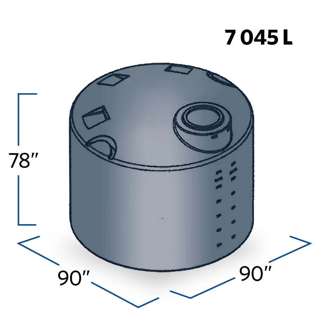 1550 IMPERIAL GALLON VERTICAL TANK-image