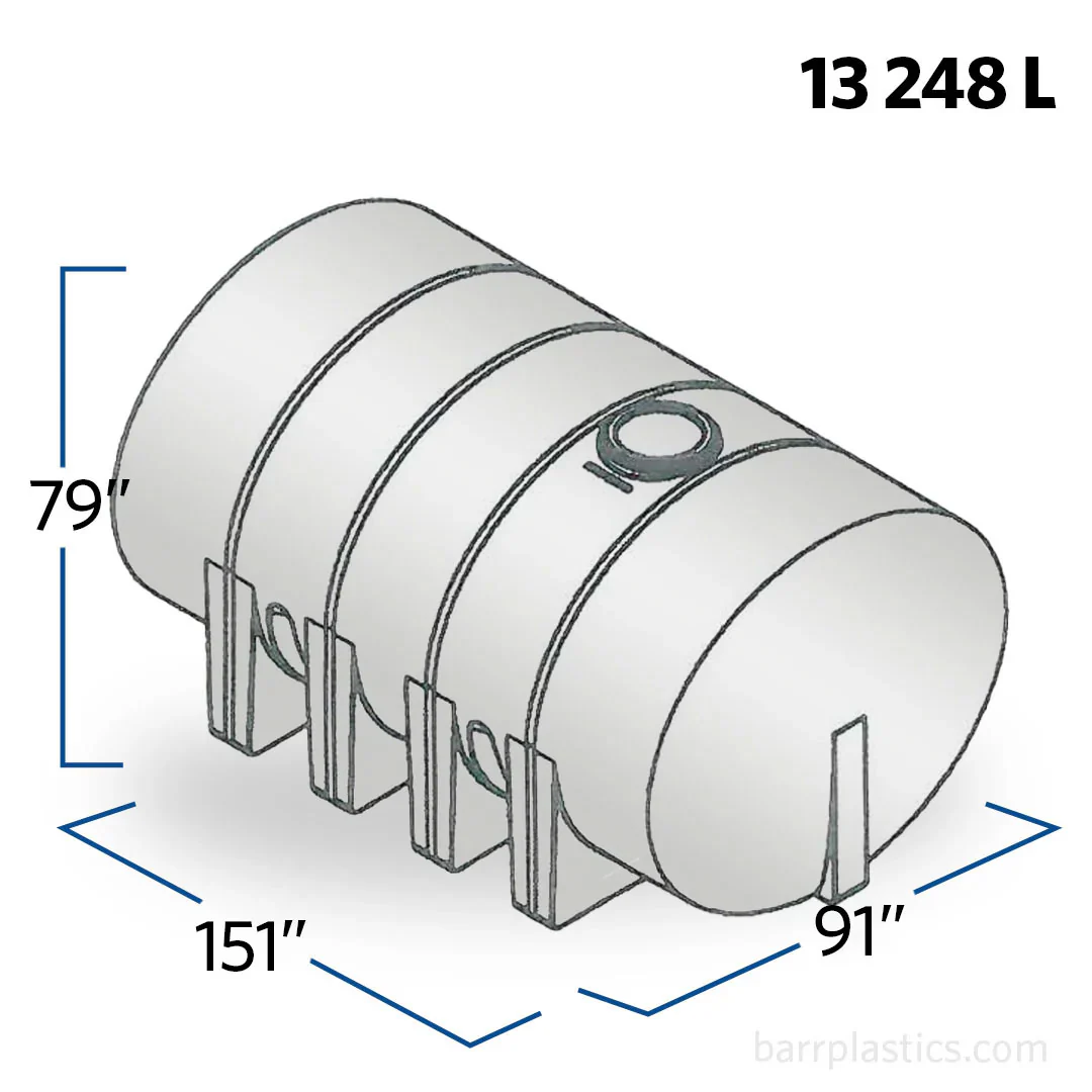 2920 IMPERIAL GALLON ELLIPTICAL LEG TRANSPORT TANK-image