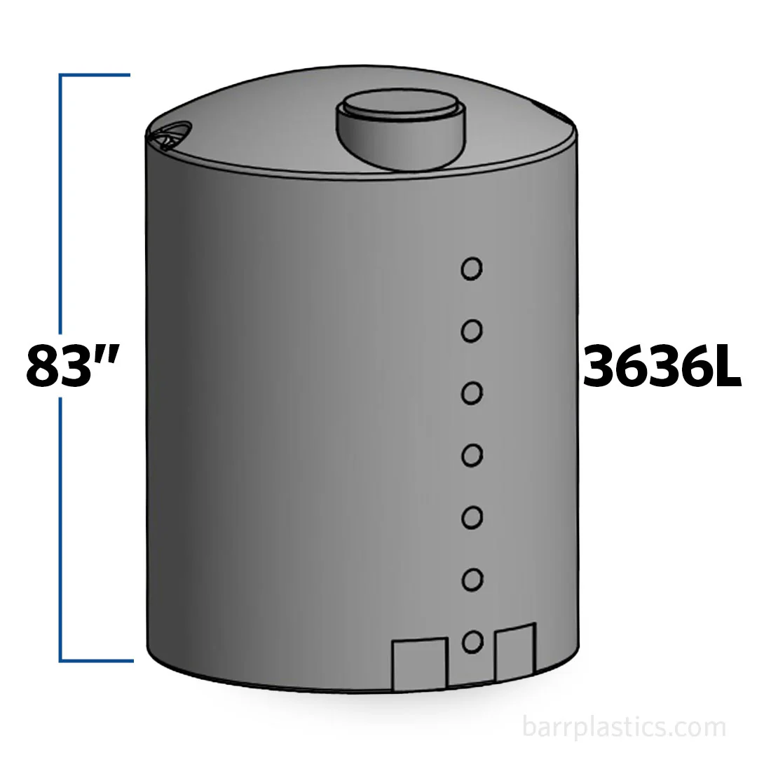 800 IMPERIAL GALLON VERTICAL TANK-image