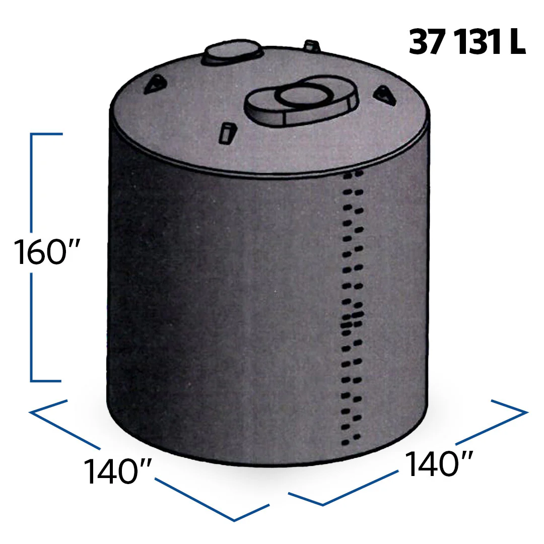 8340 IMPERIAL GALLON VERTICAL TANK-image